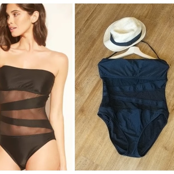 Mossimo Supply Co. Other - Mossimo Black Strapless One Piece Swimsuit Size XL